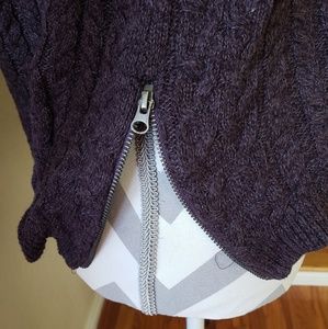 American Eagle Outfitters Sweaters - Purple Sweater with Zippers American Eagle Outfitters Sweaters - Purple Sweater with Zippers